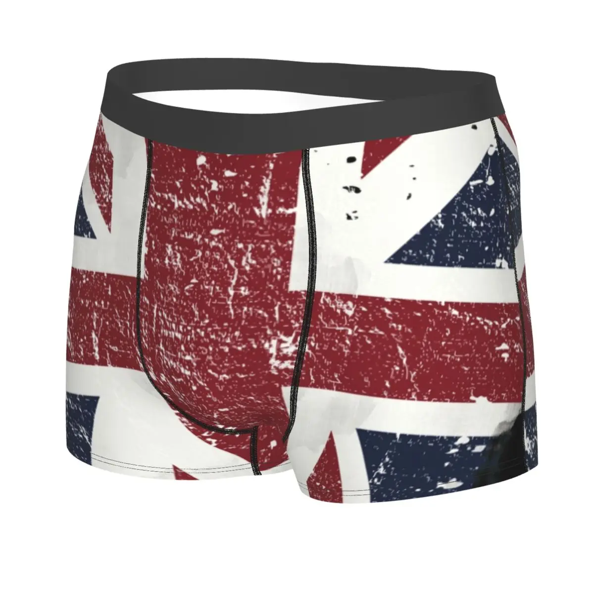 British Flag Underwear Men Sexy Print Custom Union Jack UK United Kingdom Boxer Shorts Panties