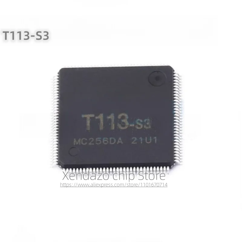 1pcs/lot T113-S3 LQFP-128 package Original genuine 128M DDR3 Chip dual core A7 Main control chip