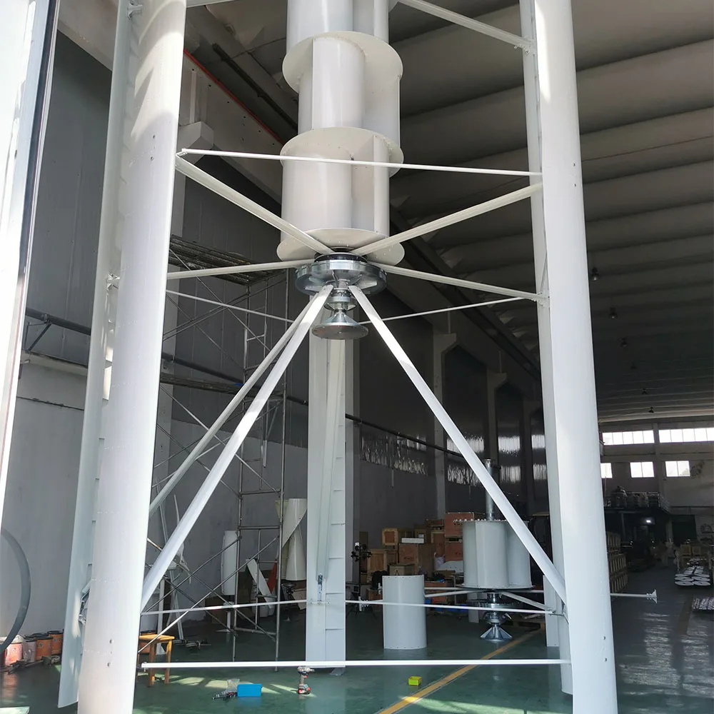 

Vertical Axis Wind Turbine Generator 220V 22KW Alternative Energy Generators Free Energy Wind Turbine with 20KW Off Grid System