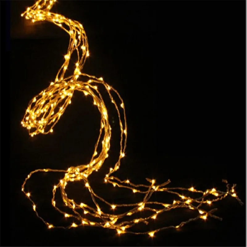 280 LEDs Vines Branch Tree Lights String 9 Strands Copper Silver Wire Fairy String Lights for Christmas Party Holiday Decoration