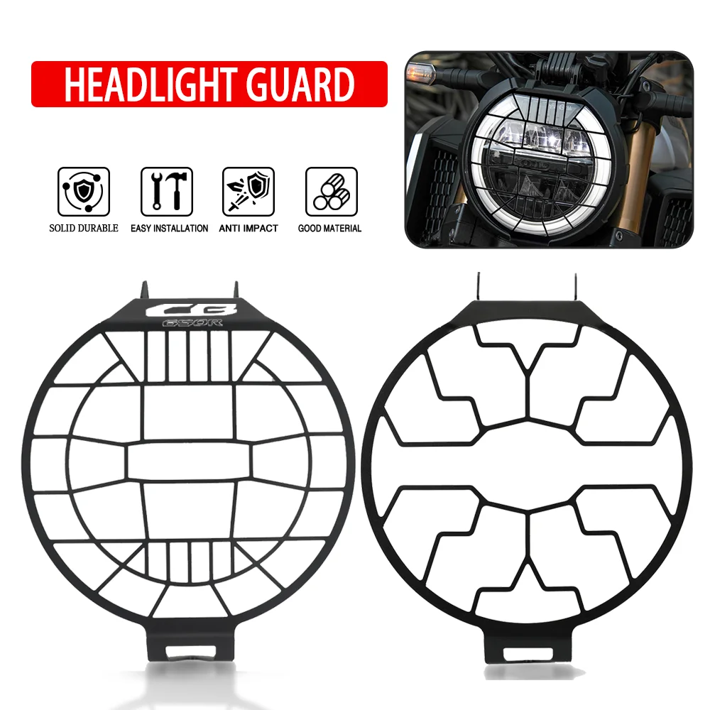 

CB650R Moto Headlight Head Light Guard Protector Cover Protection Grill For HONDA CB650R CB 650 R 2018 2019 2020 2021 2022 2023