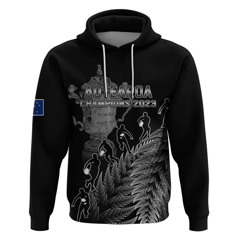 3D Fashion New Zealand Maori Printing Hoodies For Men Go Aotearoa Graphic Hooded Sweatshirts Kid Cool Hip Hop Sports Pullovers