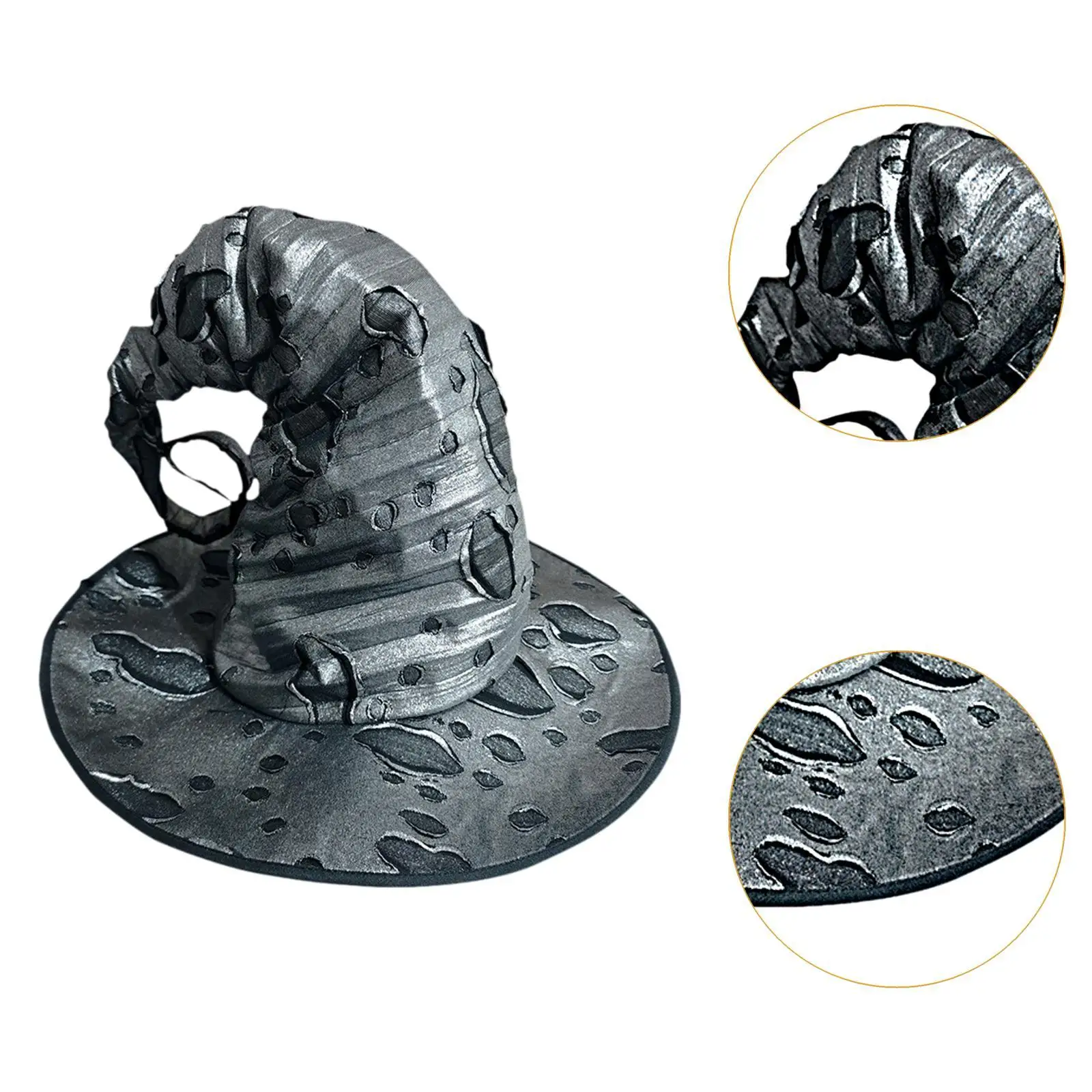Halloween Witch Hat Headgear Supplies Witch Cap for Party Halloween Masquerades