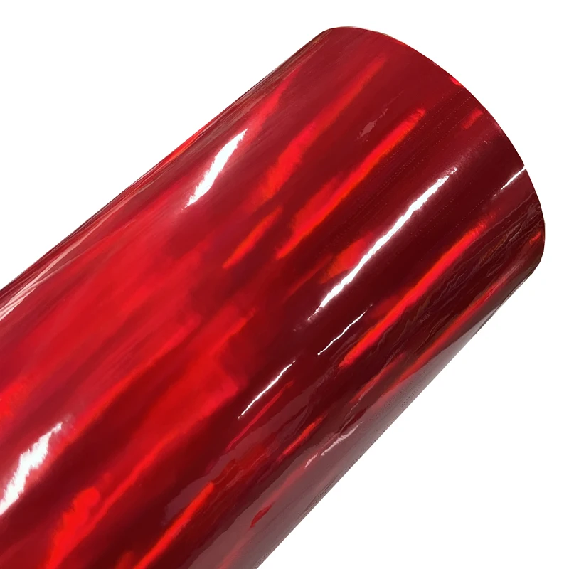 

Премиальная глянцевая голографическая хромированная красная виниловая пленка для оклейки авто с клеевым слоем Air-Release, самоклеящаяся пленка для декорирования автомобиля