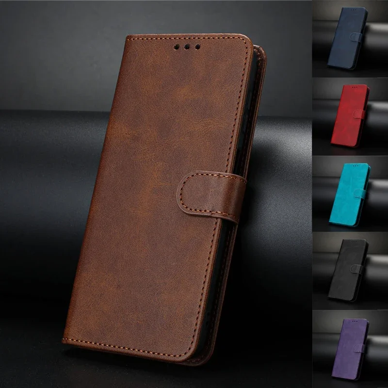 

Magnetic Flip Cover Leather Case For Samsung Galaxy M35 C55 M54 M14 F14 F15 F55 5G M15 M356B Solid color Skin Feel Wallet Bags