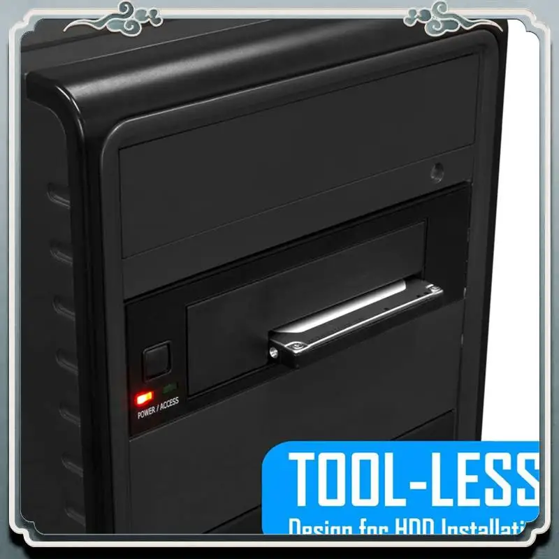 

Premium 4X Universal Hot Swap Mobile Rack For 2.5 Inch Or 3.5 Inch SSD/HDD, Internal Tray-Less Hard Drive Backplane Enclosure