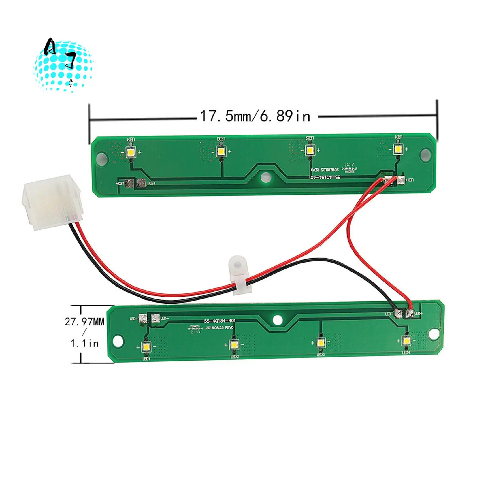 

A07F-W11043011 AP6047972 PS12070396 LED Light Board Fit For Whirlpool Kenmore Maytag Fridge Refrigerator (PCB Only)