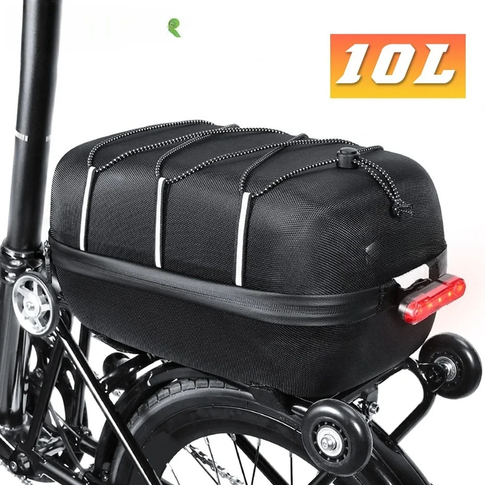 

Driving electric vehicle hard shell rear tail bag folding bicycle rear shelf bag mountain bike rear pack