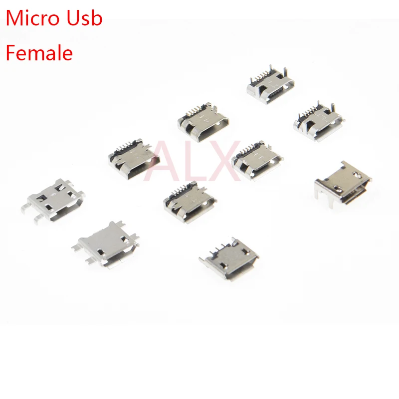 10Pcs Micro Usb Fem… - image