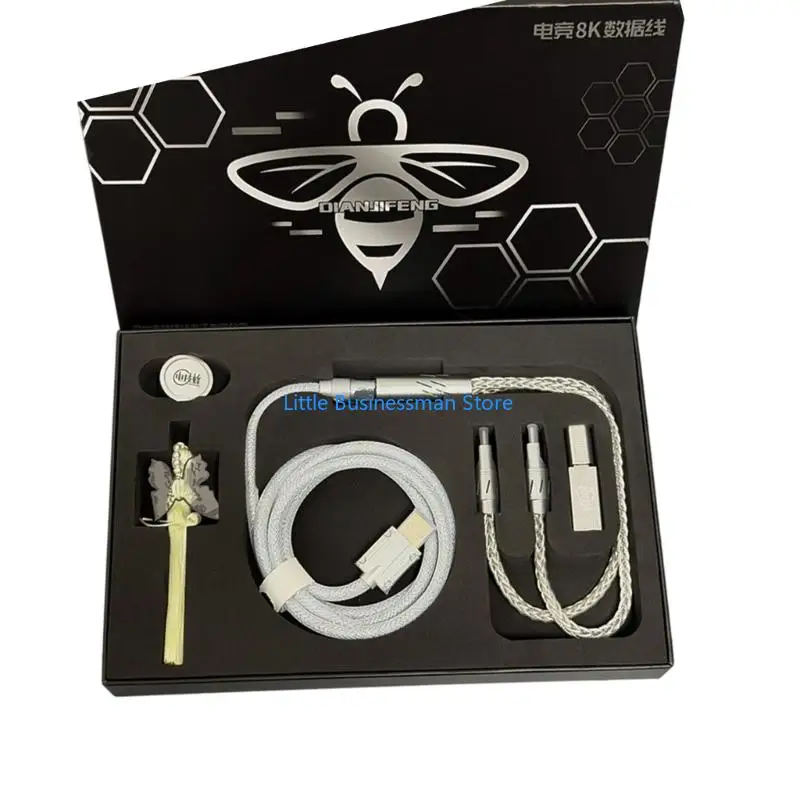 Desktop-Computer-Kabel-Set für Tastatur, Maus, USB-C-Speicher, Verwendung M76A – Detail 4