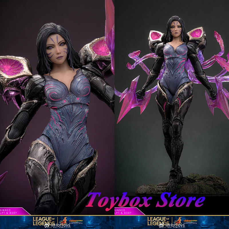 HOTTOYS HT VGM57 1/6 KAI SA International Game League of Legends Purple Movable Action Figure 12