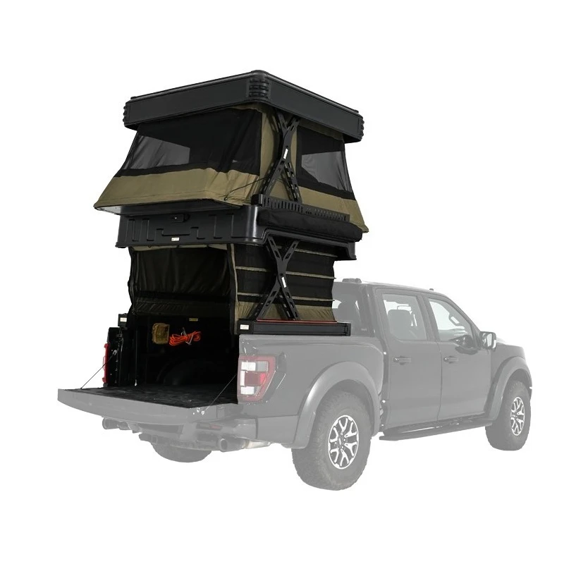 Pickup Mate Fully Automatic Rooftop Tent Camper Fit Pickup Trucks Customized Outdoor Overland Camping Tent For Sale