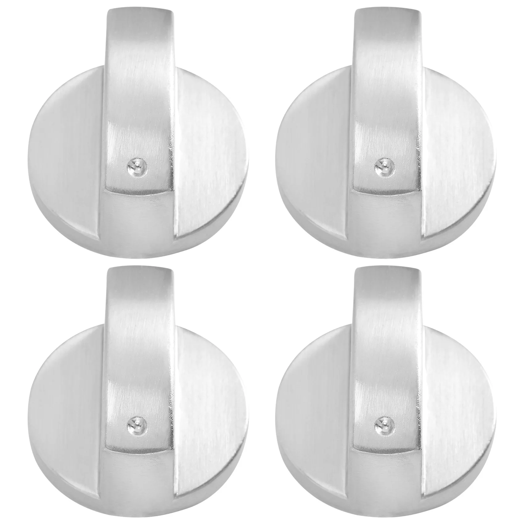 Lèvent de cuisinière argentés universels, bouton de four, boutons de commande de cuisinière à gaz, adaptateurs de four, interrupteur à distance, surface de cuisson Con, 6mm, 4 pièces