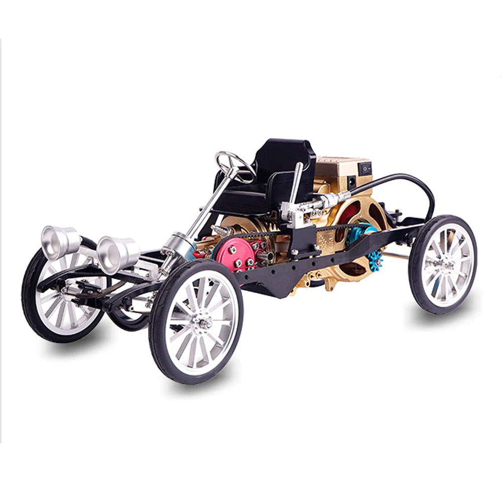 

TECHING Metal Single Cylinder Engine Model CNC Science Experiment Physics Education Boys Toys Gifts for Collecting