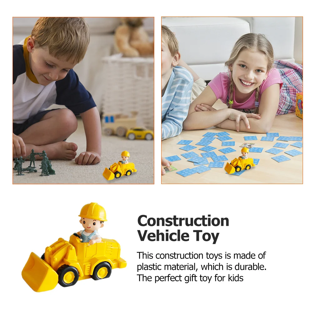 

Мини-инженерный грузовик, пластиковый строительный автомобиль, украшение для торта, топпер для детской вечеринки, десертный декор