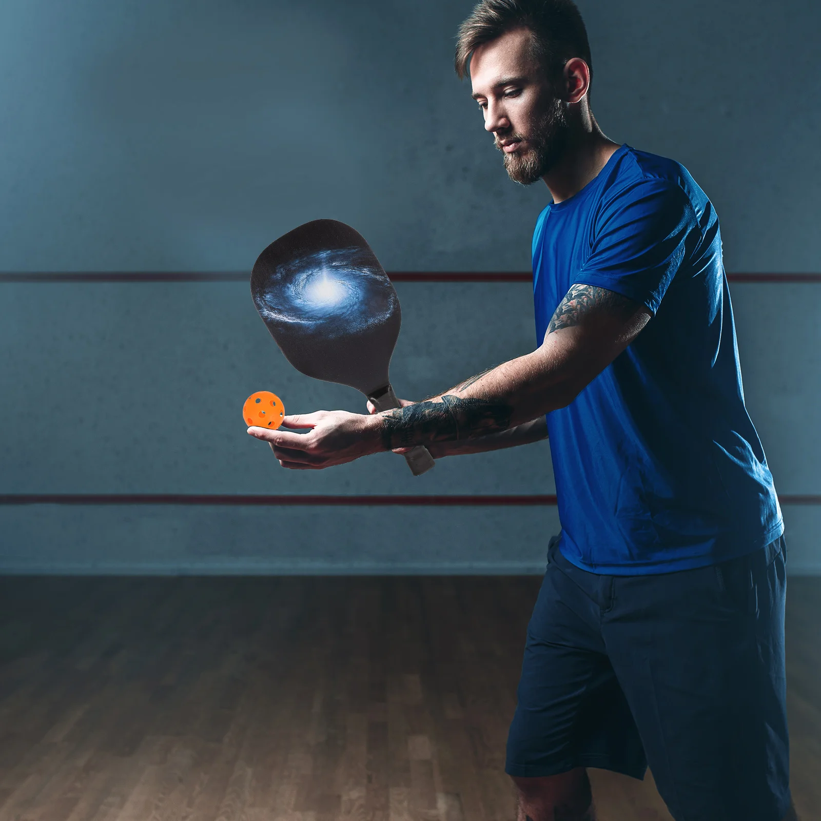 Pickleball Racket Paddle Speelgoedgat Draagbare Sport Creatieve Peddels Outdoor Kit Supplies