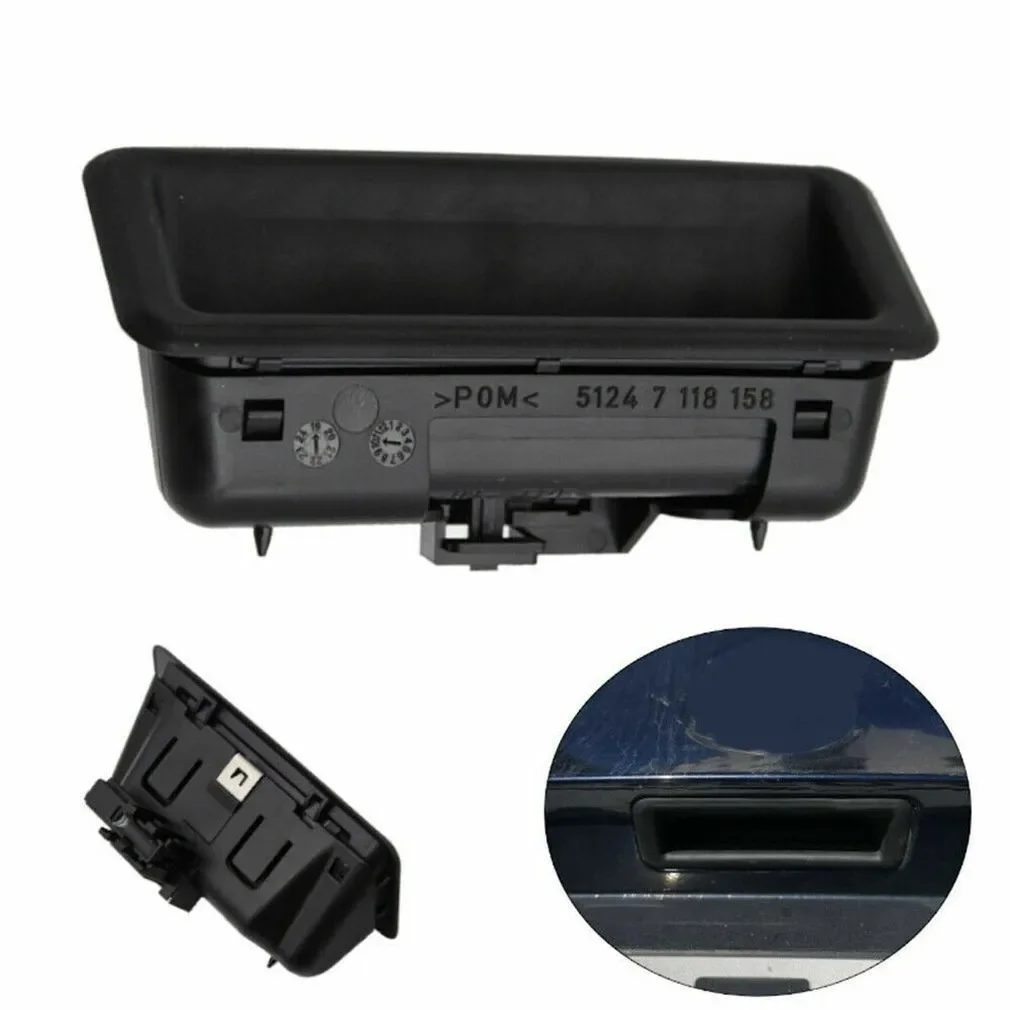 

Car Rear Boot Trunk Cover Opening Switch Handle Replacement For BMW 1 3 5 X1 X5 X6 E Series E60 E61 E90 E91 E92 E93 51247118158