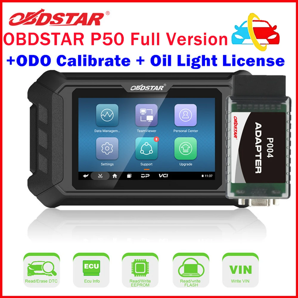 OBDSTAR P50 Airbag Reset  FULL Version Intelligent Airbag Reset Equipment Covers 38 Brands and Over 3000 ECU Part No MS80 MS50