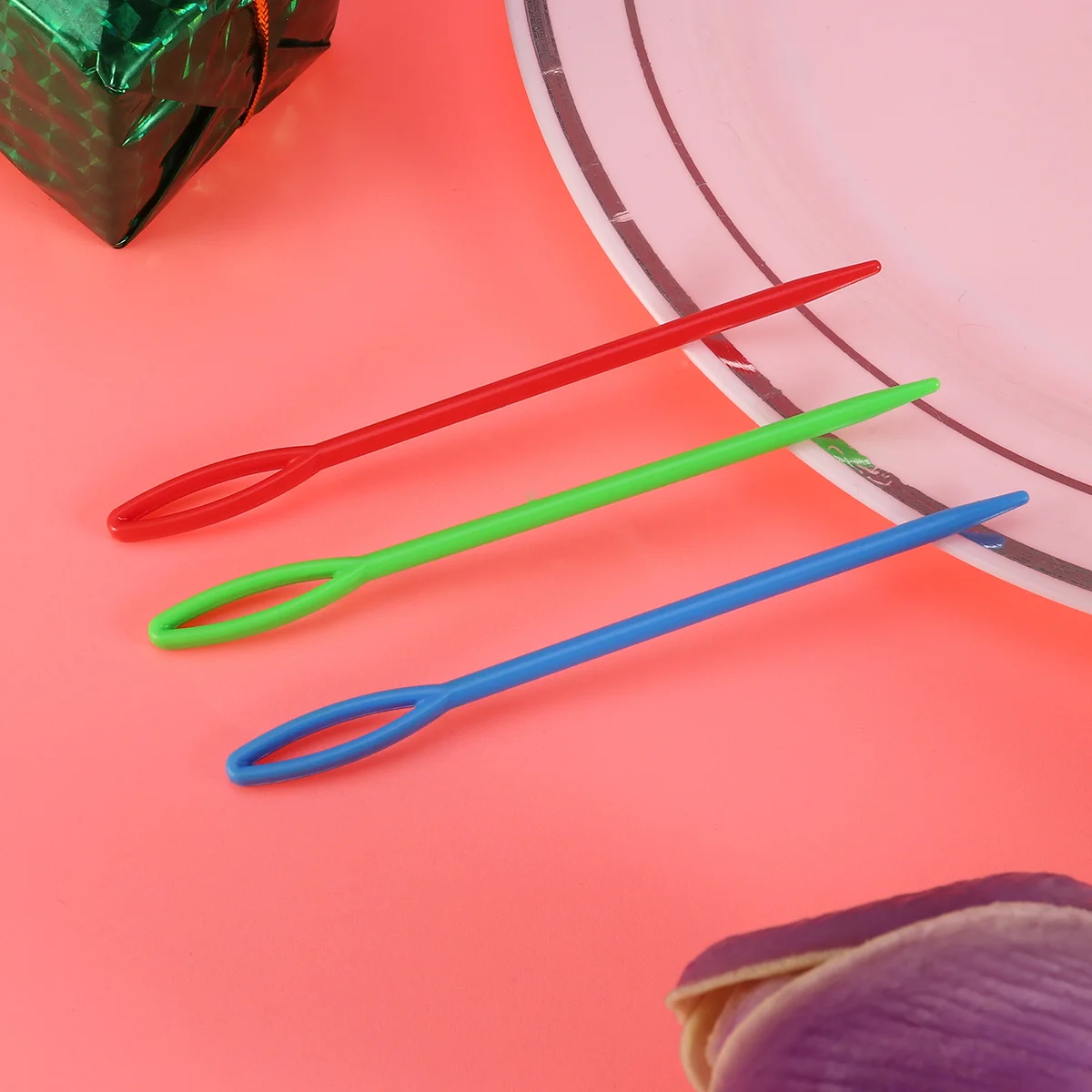 

30Pcs Large Eye Blunt Needles Heavy Duty Metal Plastic Sewing Needles for Crochet Darning Quilting Embroidery Craft Repair