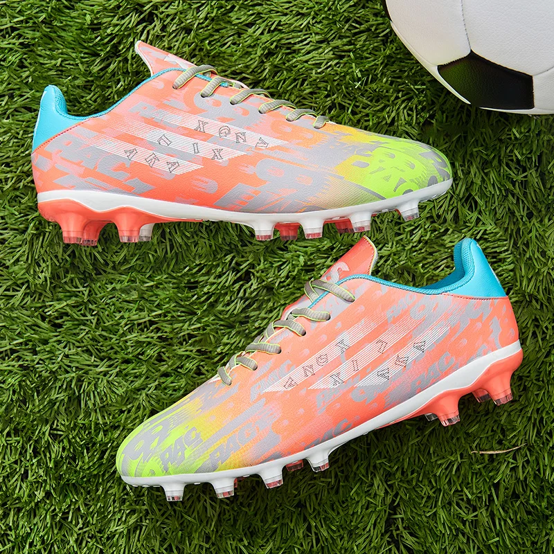 

2025 Football Shoes Original Soccer Shoes Men Women FG/TF Society Cleats Turf Indoor Training Football Field Boots Man Non Slip