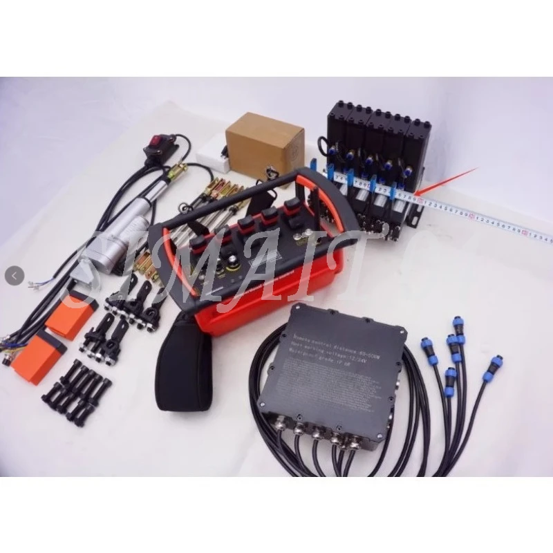 Pump truck Multi-way valve Electro-proportional manual valve boom crane on-board crane Remote control Mechanical telescopic