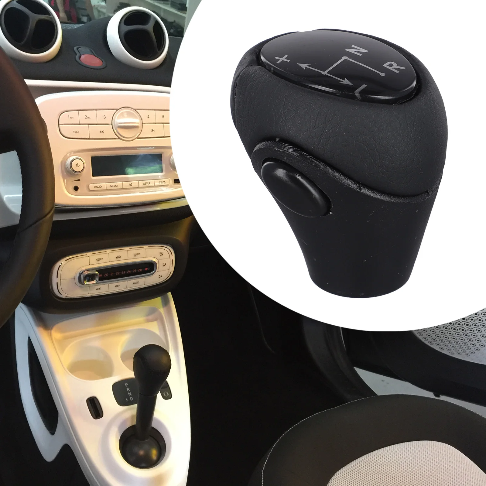 Black Shift Knob Automatic Shift Knob Perfect Fit Resistant To Wear And Tear Easy Installation Enhanced Style Color Black