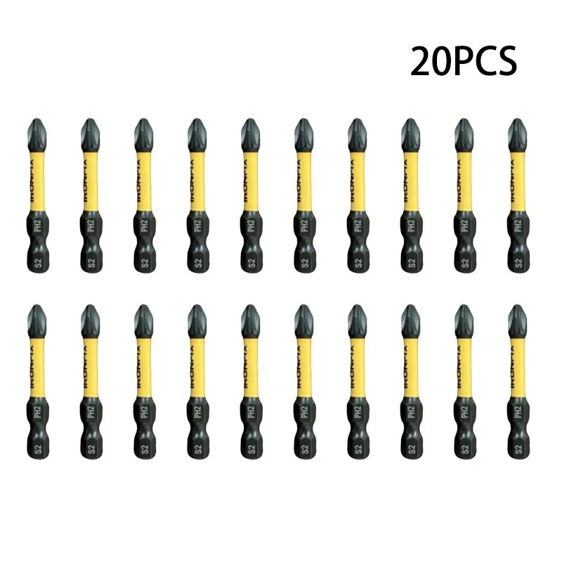 Durable 20pcs PH2 Screwdriver Bits In Box High Hardness S2 Steel Magnetic Tip For Electric Screwdriver Drill Bit Set Hardware - view 6