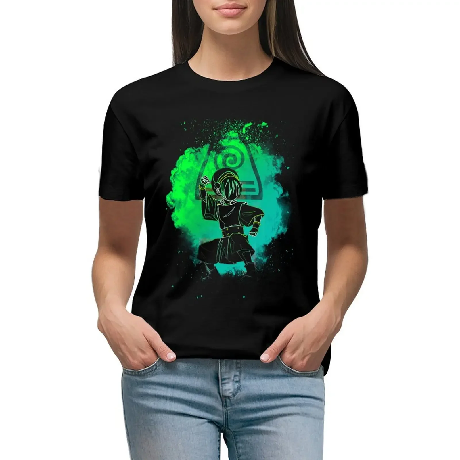 

Soul of the Earthbender T-Shirt customs cute tops quick drying shirts graphic tees t-shirt dress for Women sexy