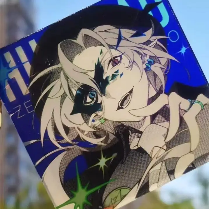 Zenless zona zero anime chaveiro feminino asaba harumasa acrílico chaveiro homem hugo vlad chaveiro mais leve saco pingente