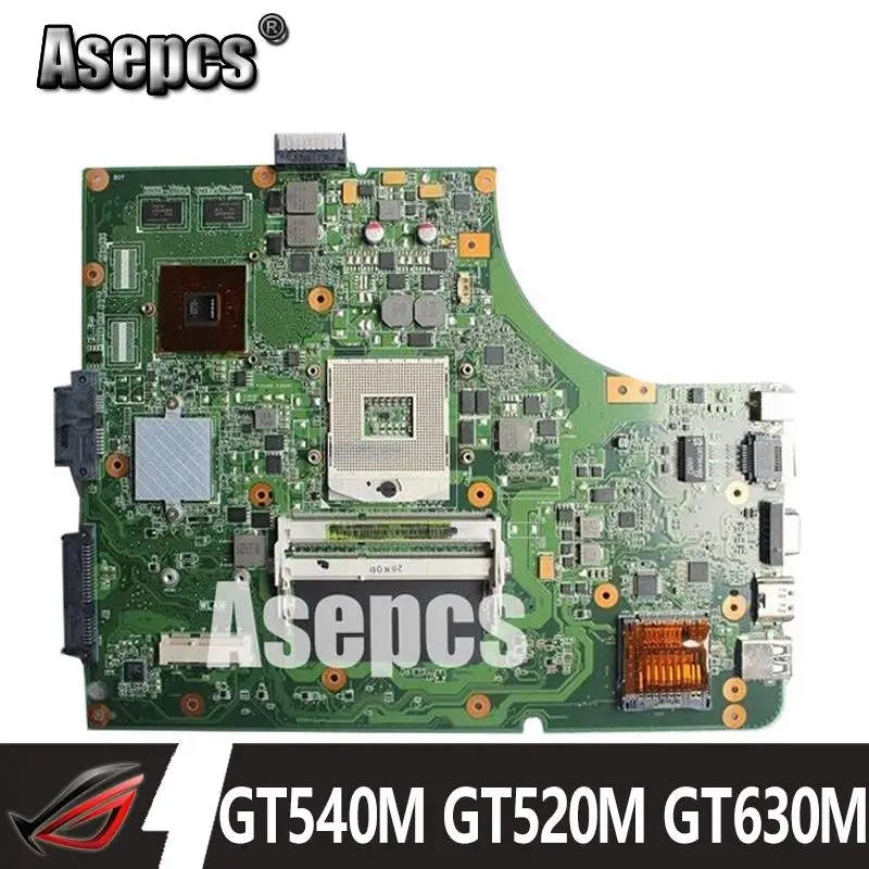 Go! K53SV Laptop motherboard For Asus K53SV K53SJ K53SM K53SC K53S X53S A53S K53SD mainboard GT540M GT520M GT630M