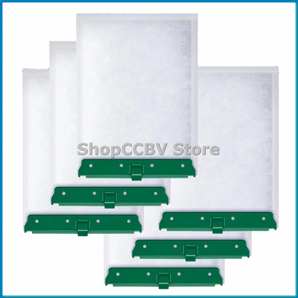 

6Pcs Medium Filter Cartridges for Whisper Filters Medium Replacement Filter for Repto Filter-A50M