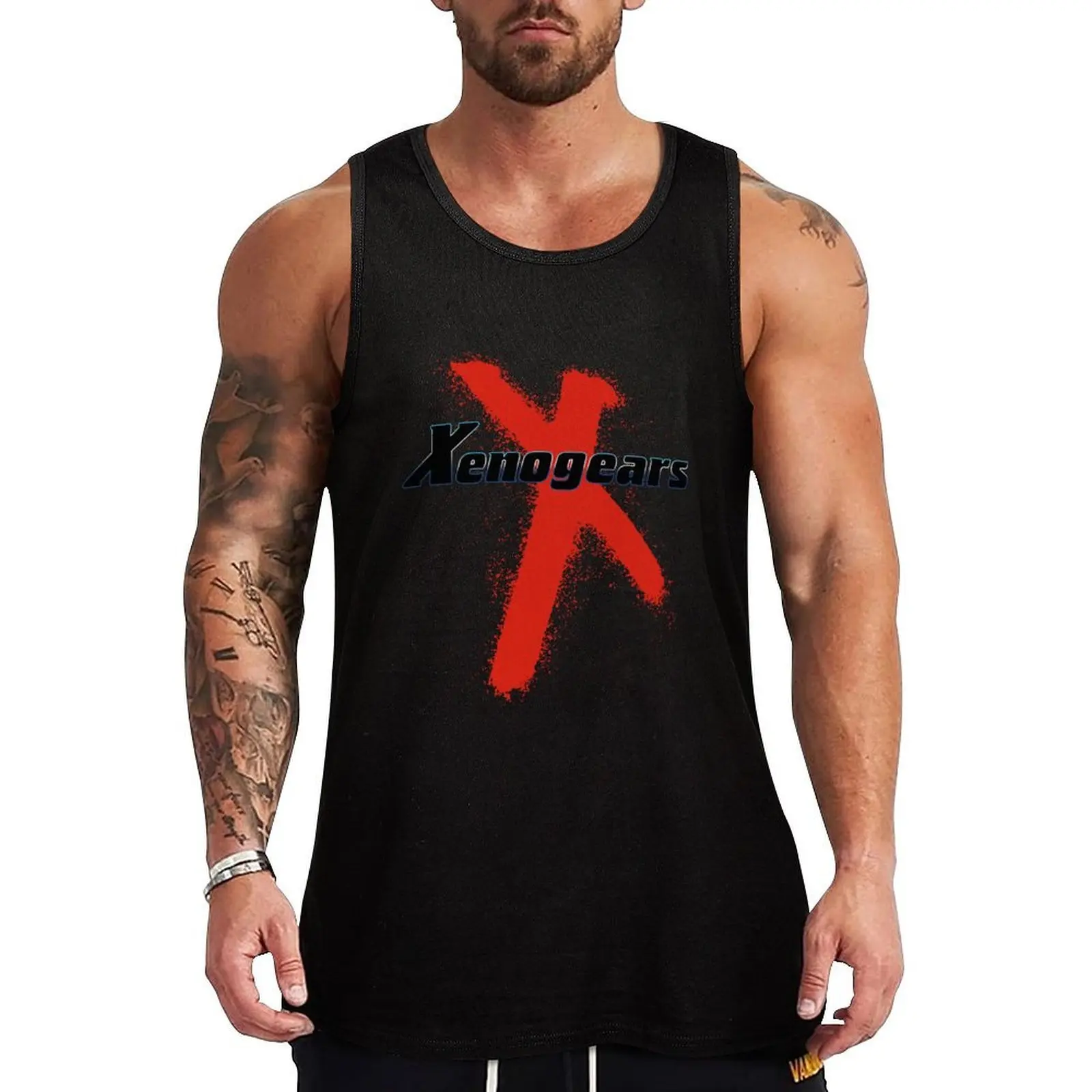 Xenogears Tank Top Athletic Cut Tank Top Gym Workout Sleeveless Shirt