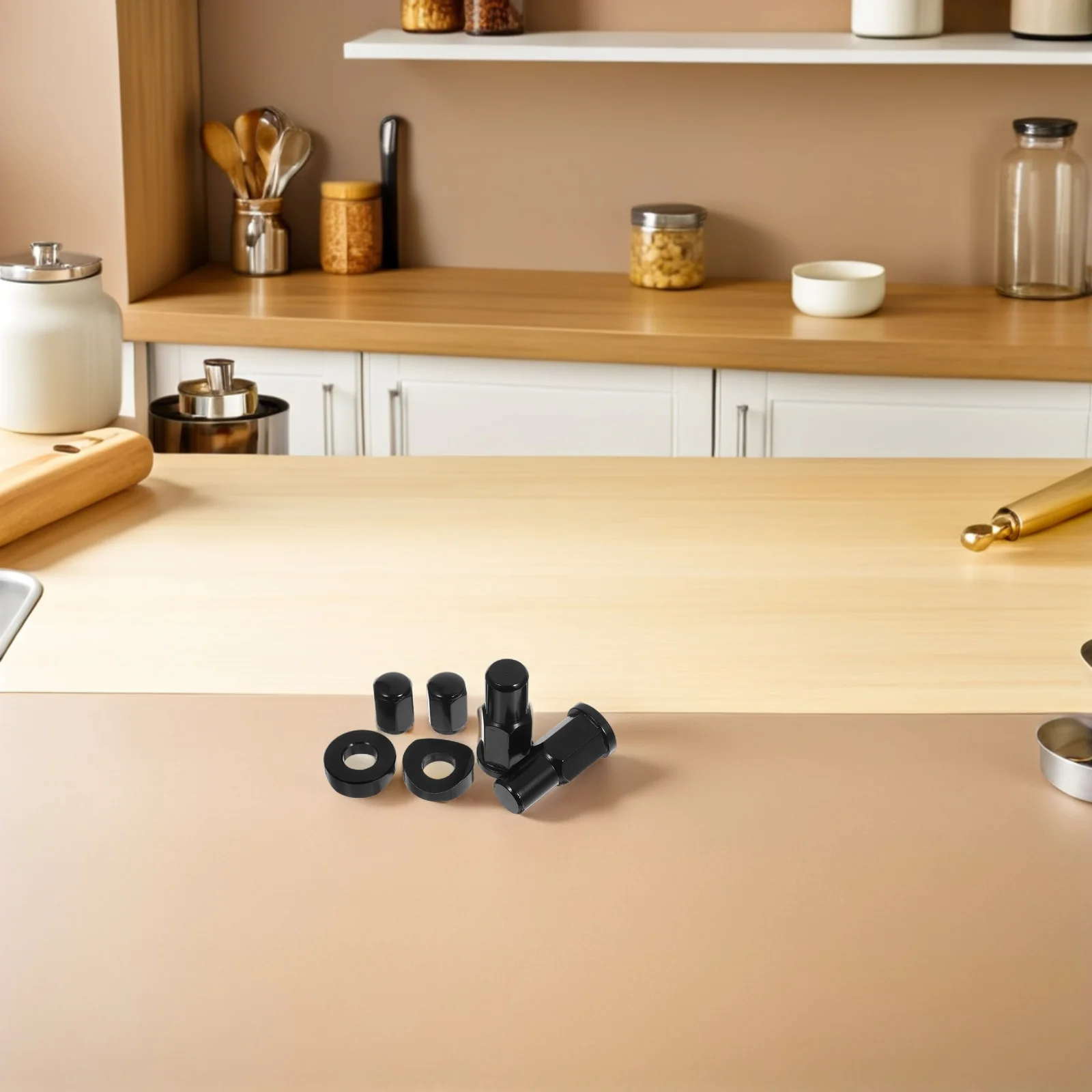 

2Sets Tire Valve Rim Lock Nut with Gasket Washer for Motorcycle Electric Vehicle - High Efficiency Sealing Maintenance Parts