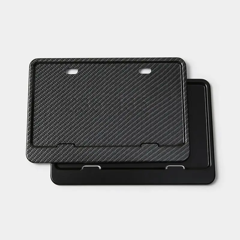 1/2/3 قطعة عالمية  الألومنيوم    غطاء لوحة من سبيكة للدراجات النارية إطار لوحة ترخيص من سبائك الألومنيوم إطار لوحة ترخيص معدل #2