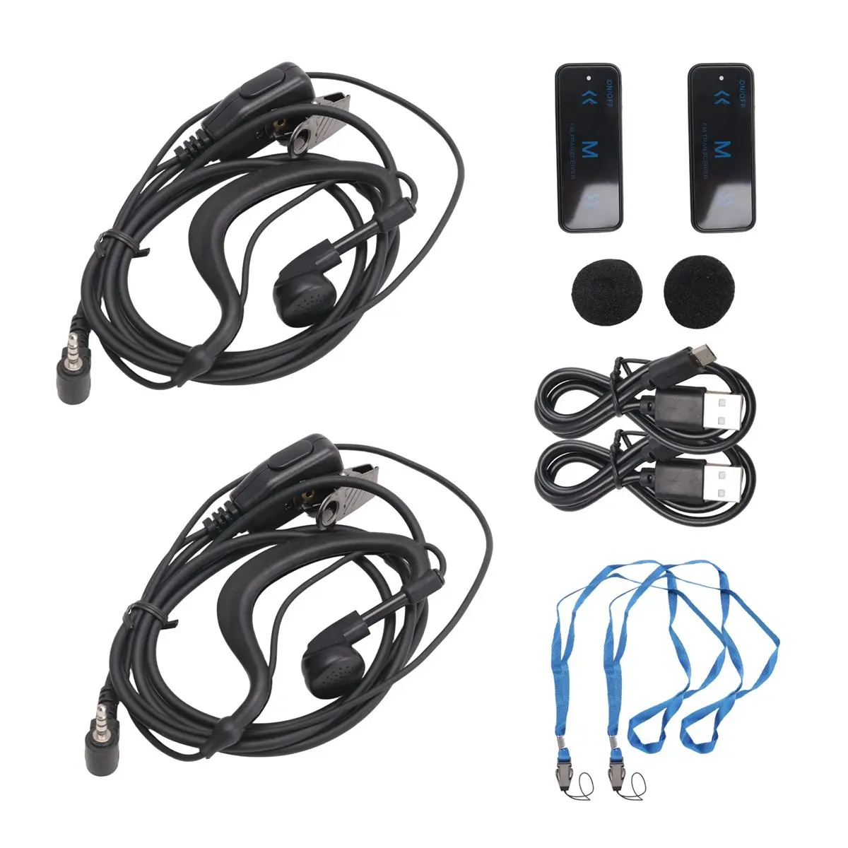 

Рация A285T, 2 шт., мини, 400-470 МГц, 2-сторонняя связь, 3 Вт, с наушниками-гарнитурой, питание от USB