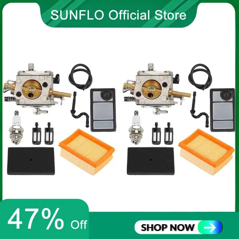SUNFLO 2X TS400 carburador para Kit de filtro de aire apto para STIHL TS400 TS 400 sierra de corte reemplazar 4223 120 Tillotson HS-274E