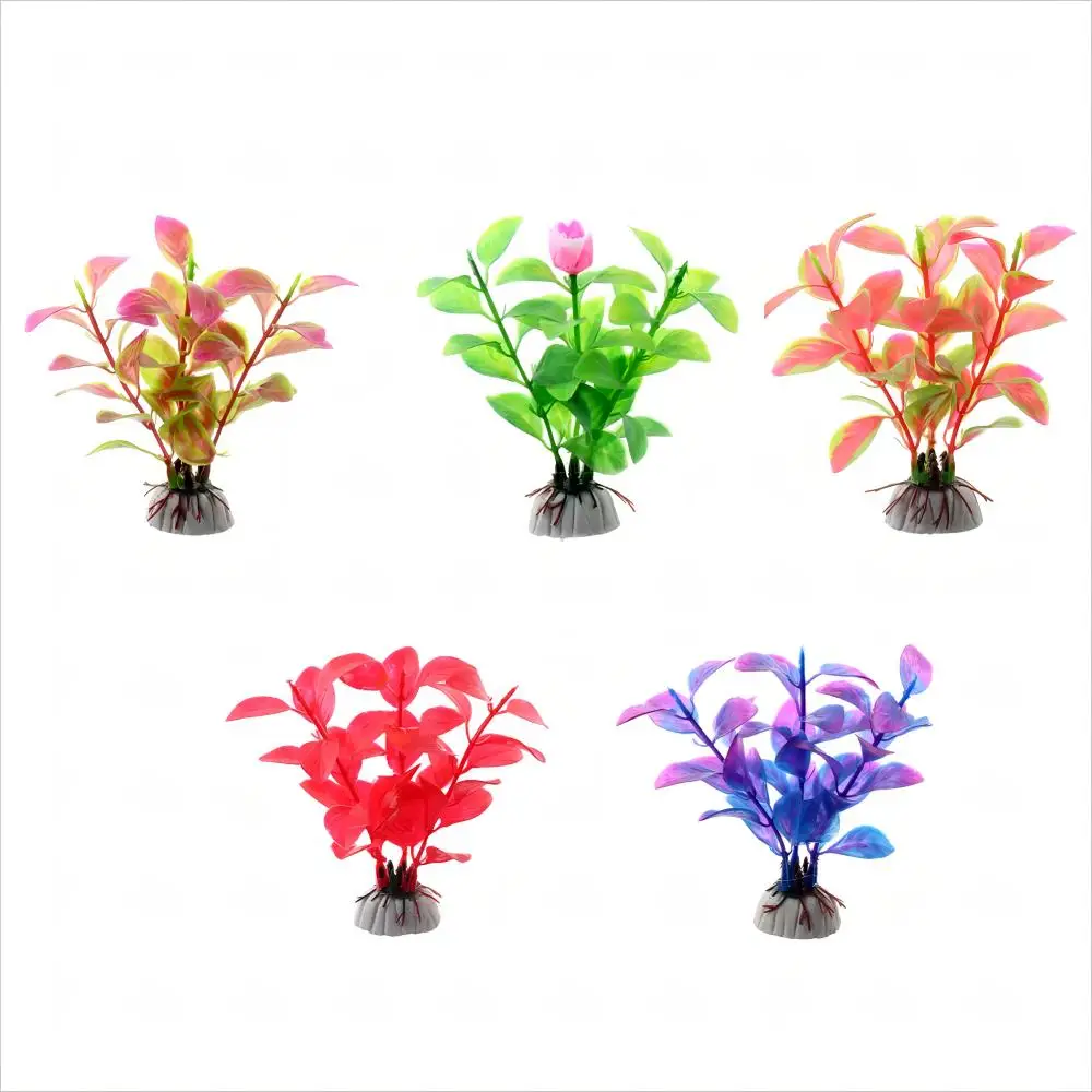 1 Pc Plastic Fish Tank Decoration Artificial Aquatic Plants Aquarium Landscaping Flowers Aquatic Simulation Plant Decorations