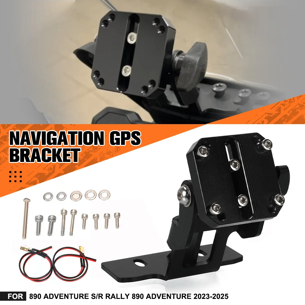 

Motorcycle Accessories GPS Navigation Bracket Phone Holder Stand For 890 Adventure S/R Rally 890 Adventure 2023 2024 2025 890Adv