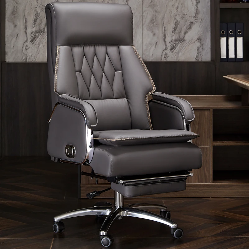 

Lounge Gaming Recliner Chair Office Accessories Business Home Leather Swivel Computer High-end Aesthetic Comfortable Furniture