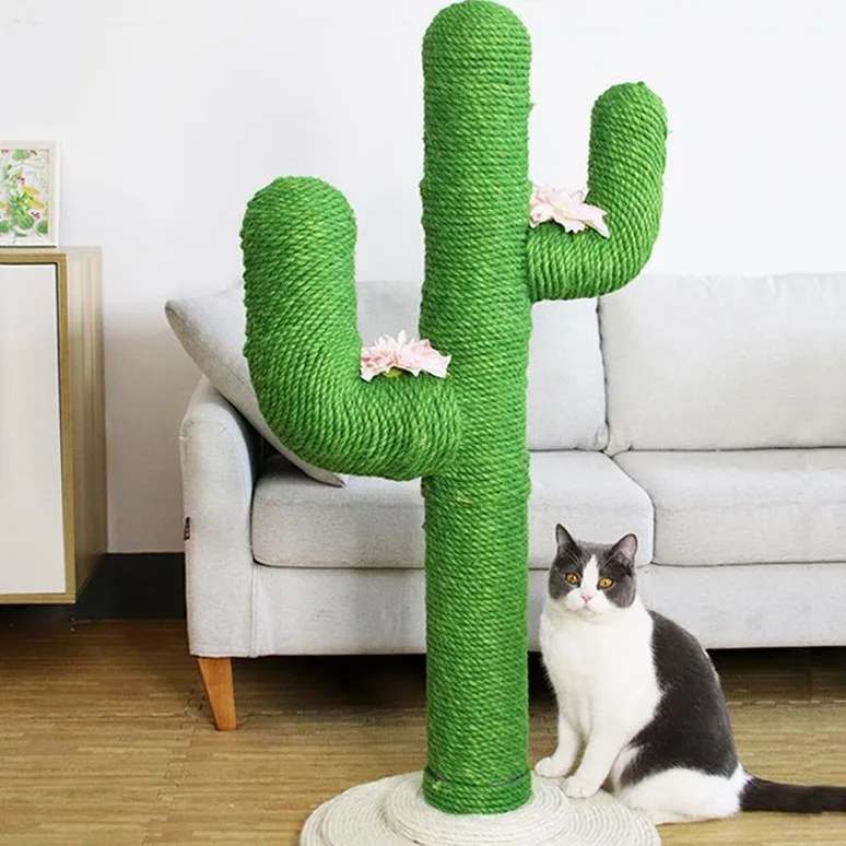 

Cat climbing frame cactus lookout platform large sisal cat scratching column