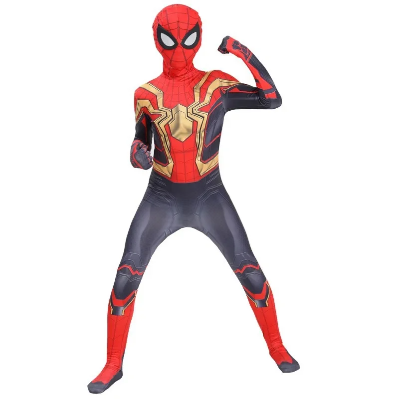 Disfraz de Spiderman No Way Home, traje Zentai de superhéroe de LICRA, disfraz de Spidey Spider Man para Halloween, mono para adultos y niños