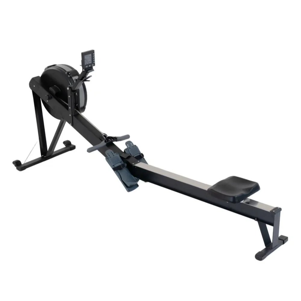 Commercial  Exercise Training Aluminum Air Rower Rowing Machine Gym Cardio Fitness Equipment