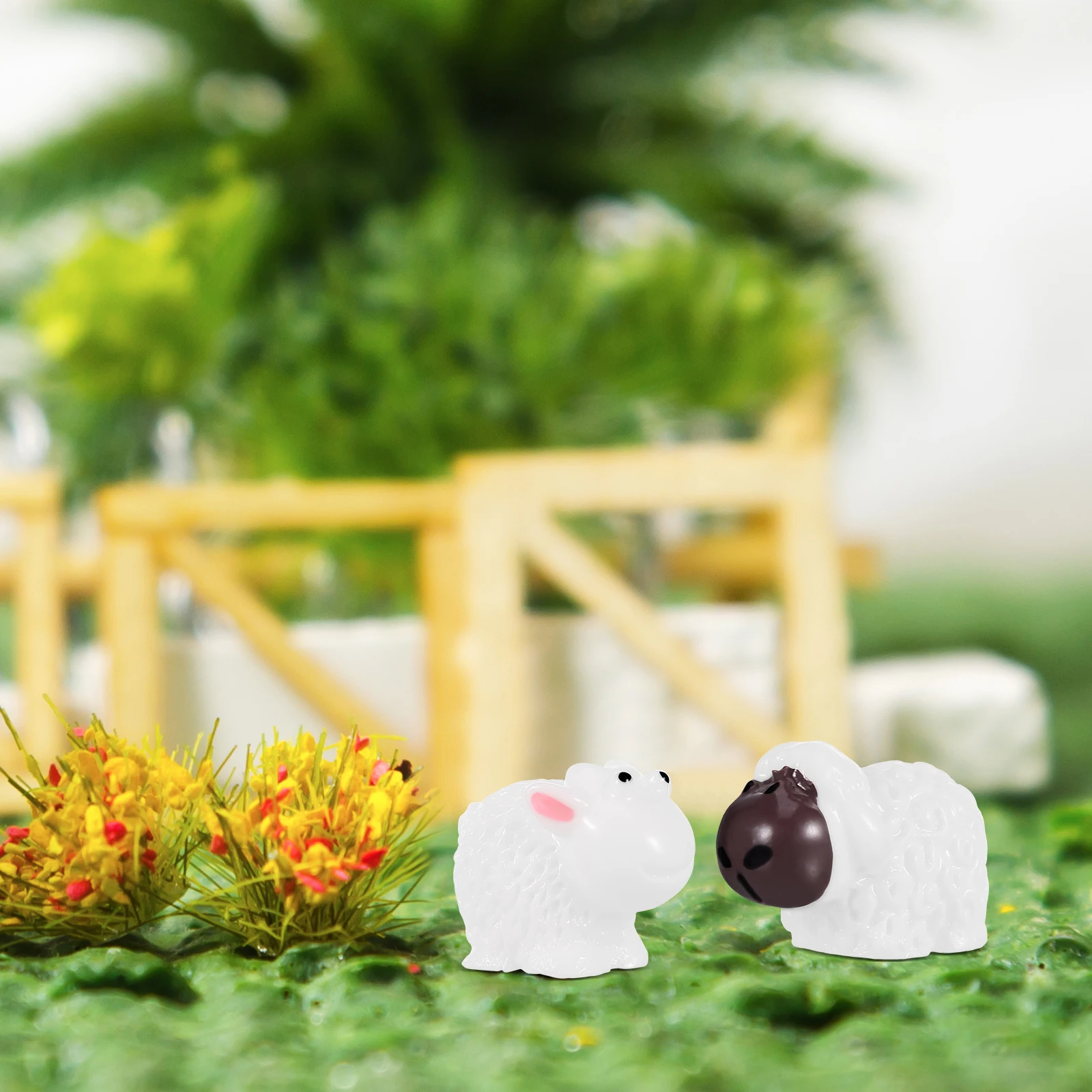 

30 Pcs Ornament Mini Farm Animal Figurines Decorative Figures Resin Animals Miniature