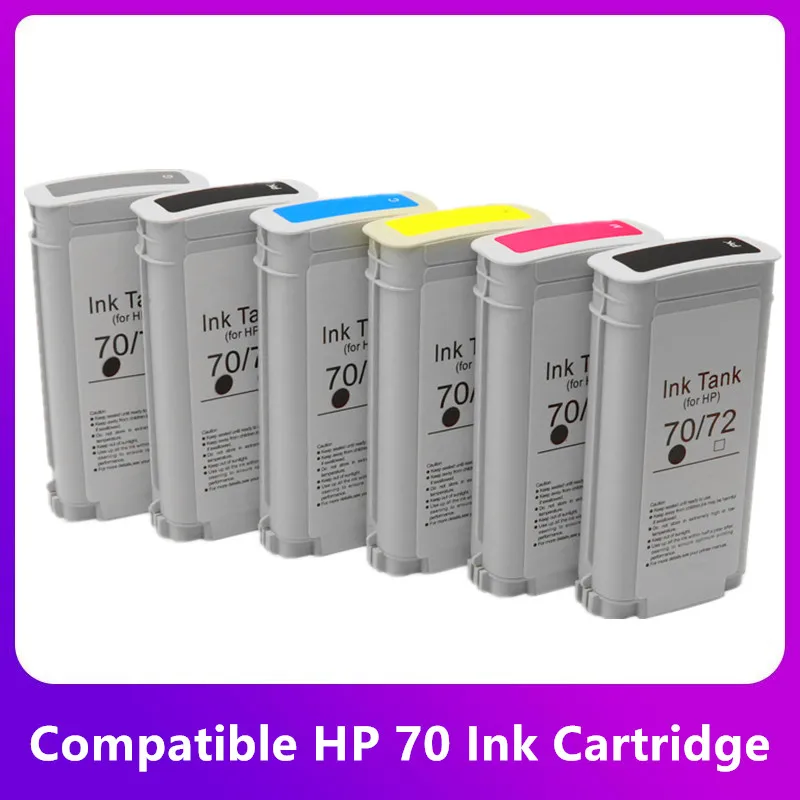 Compatible HP70 Compatible Ink Cartridge With Full Pigment Ink For HP Designjet Z2100 Z3100 Z3200 Z5200 Z5400 Extra 2%Off