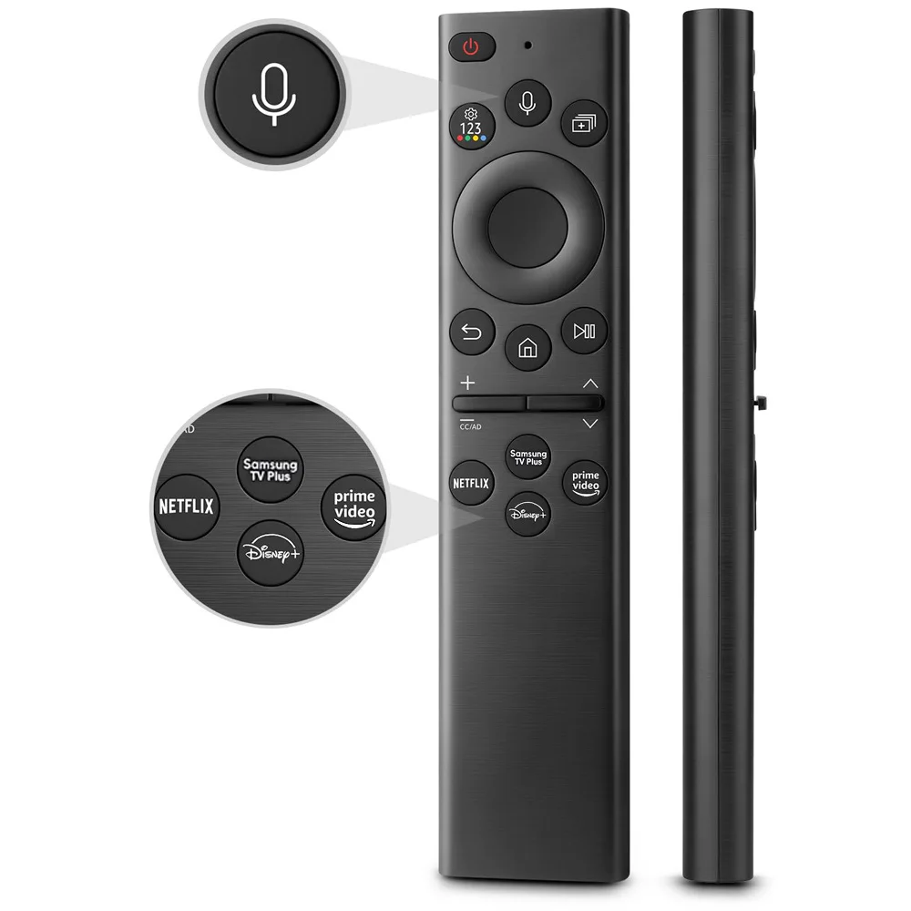 BN59-01385A Voice Remote Control for Samsung Smart TV 2019-2023 Crystal UHD Neo QLED OLED 4K 8K Series TVs(No Solar Function)