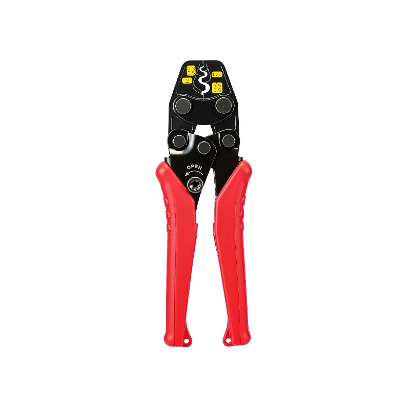 Multi functional ratchet crimping tool model for cold pressing special pliers for insulated and non insulated terminals