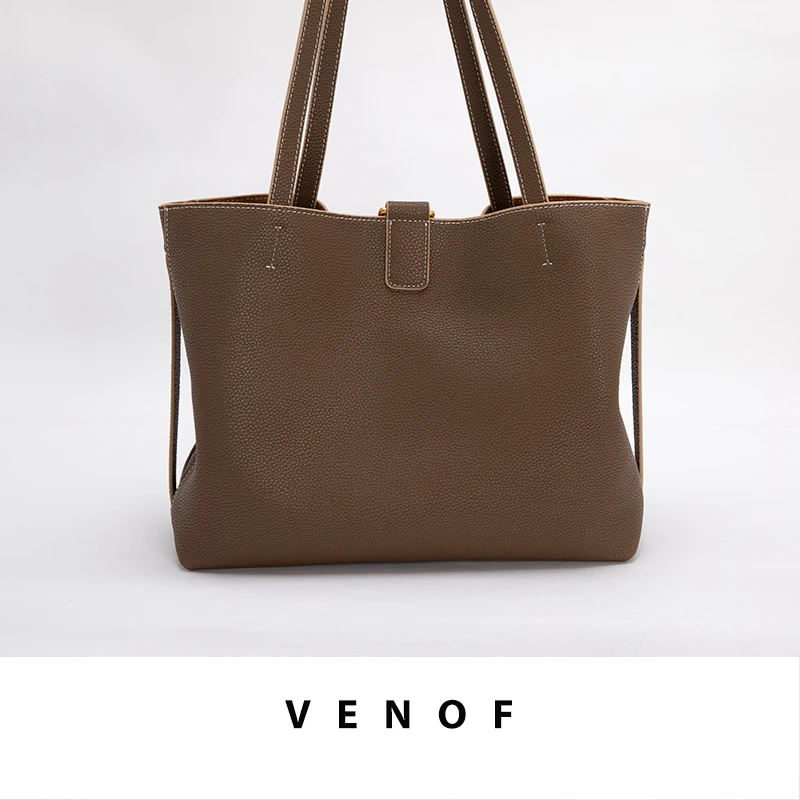 Women\'s Bag Shoulder 2024 Trendy High-end All-Match Commuter Tote Bag For Ladies Luxury Large Capacity Handbag VENOF Bags