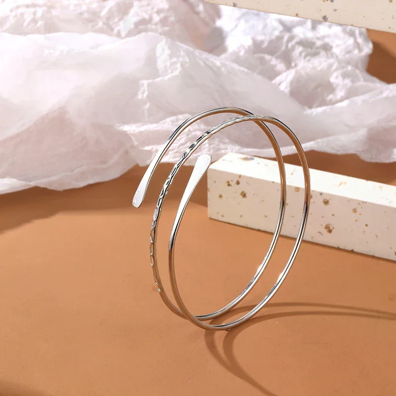 Серебряный-цвет-индивидуальное-кольцо-на-руку-в-стиле-панк-змеевидный-металл-выдолбленный-многослойный-гладкий-браслет-кольцо-на-руку-для-женщин-ювелирные-изделия