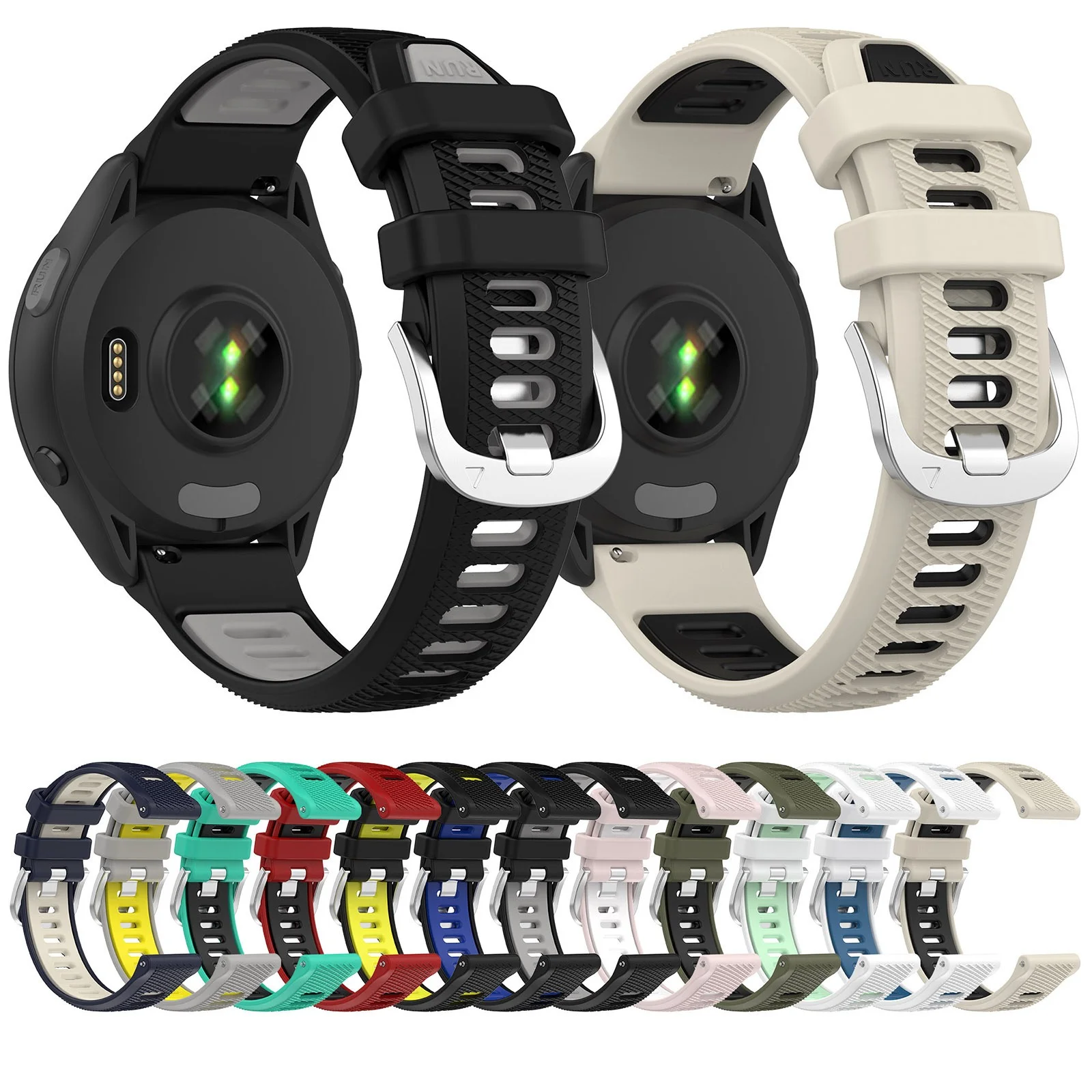 حزام سيليكون لموديل Forerunner ، سوار ، إكسسوارات ساعات ذكية ، بديلة ، دقيقة ، من garivoactive ، Vivoactive 5 ، 4 ، 3 ، Venu 3 ، 3S