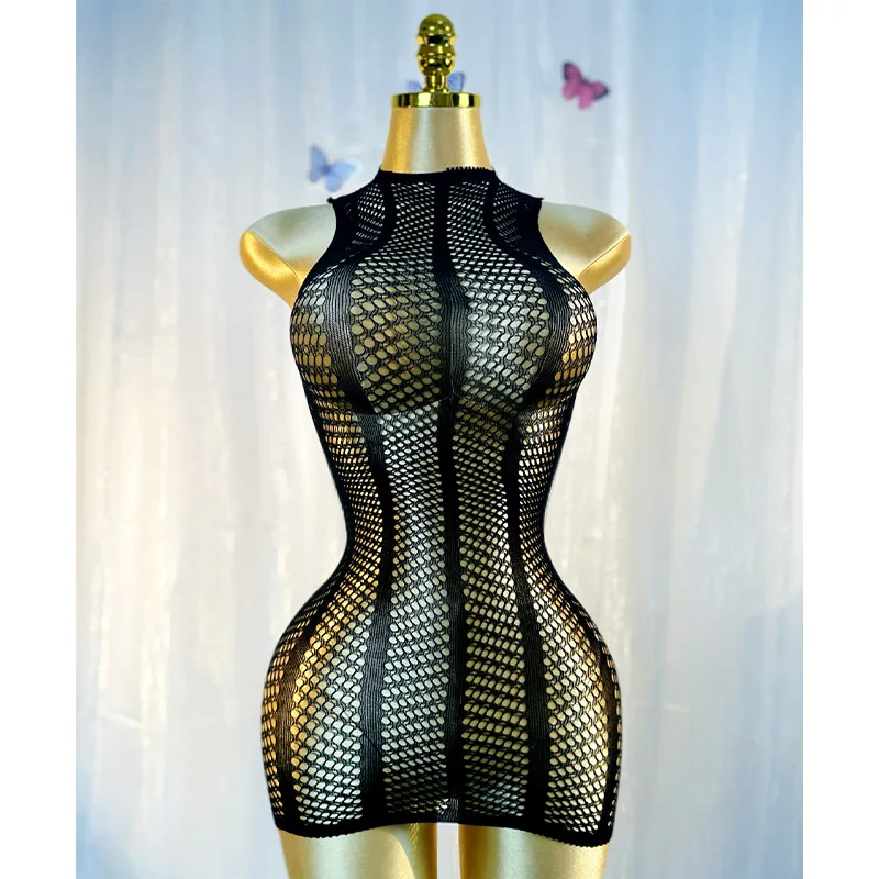 ชุดคลุมตาข่ายเซ็กซี่แบบเว้า ไม่รวมบิกินี่ สำหรับวันหยุดฤดูร้อน รุ่น DS054